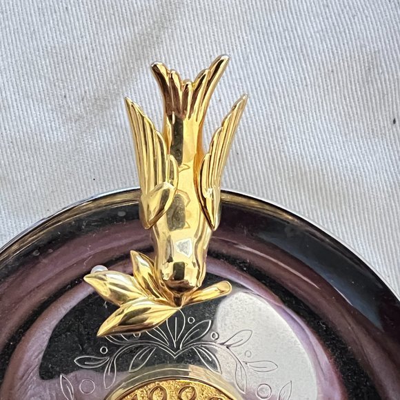 $999 Authentic MIKIMOTO 1999 Limited Edition Pearl Silver Tone Jewelry Tray - Picture 10 of 11